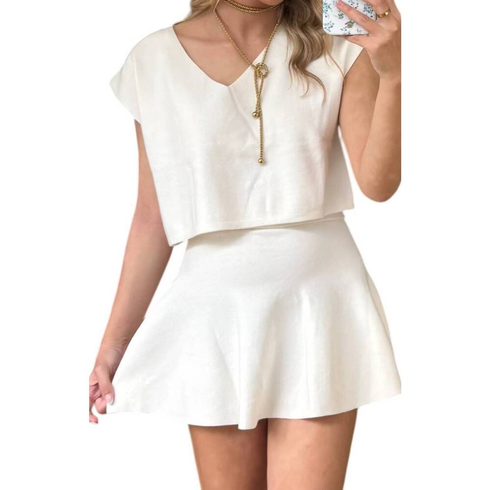 NEW DAY + MOON hazel top and skirt set in white - Picture 3 of 3